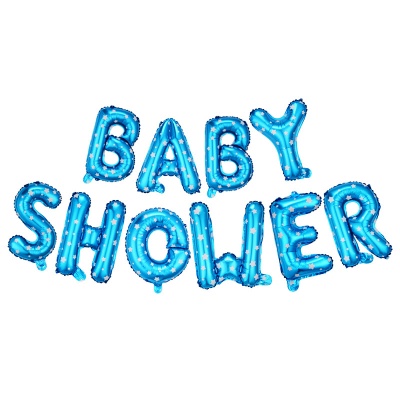 Kit Globo Metalico Baby Shower Gender Reveal Bebe Nio y Nia